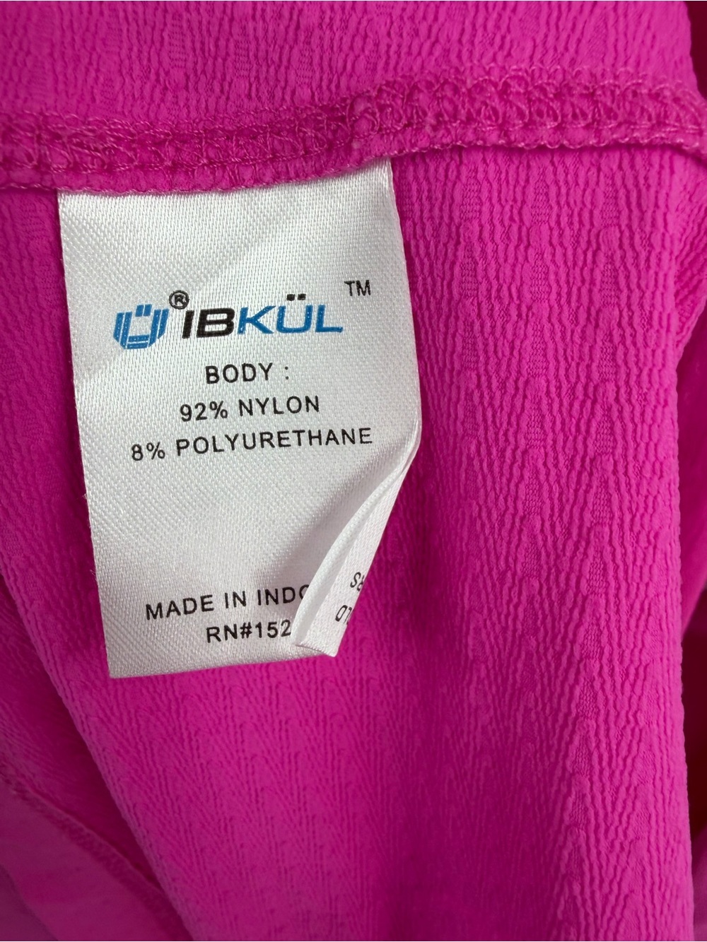 IBKUL hot pink golf rouched long sleeve half zip mock neck top women’s XXL - Picture 3 of 5